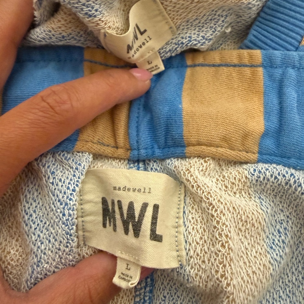 Madewell Terry Shorts set - Picture 3 of 3